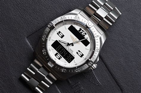 Breitling evo titanium dial